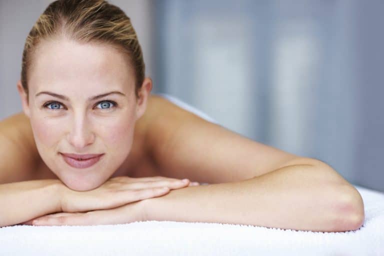 Closeup portrait pretty young woman